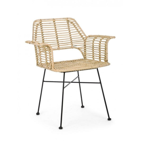 Stühle mit einem Naturfaser Tunas