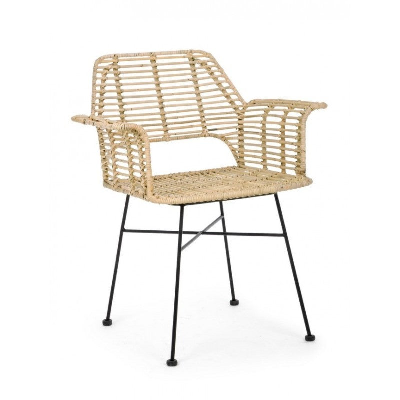 Stühle mit einem Naturfaser Tunas