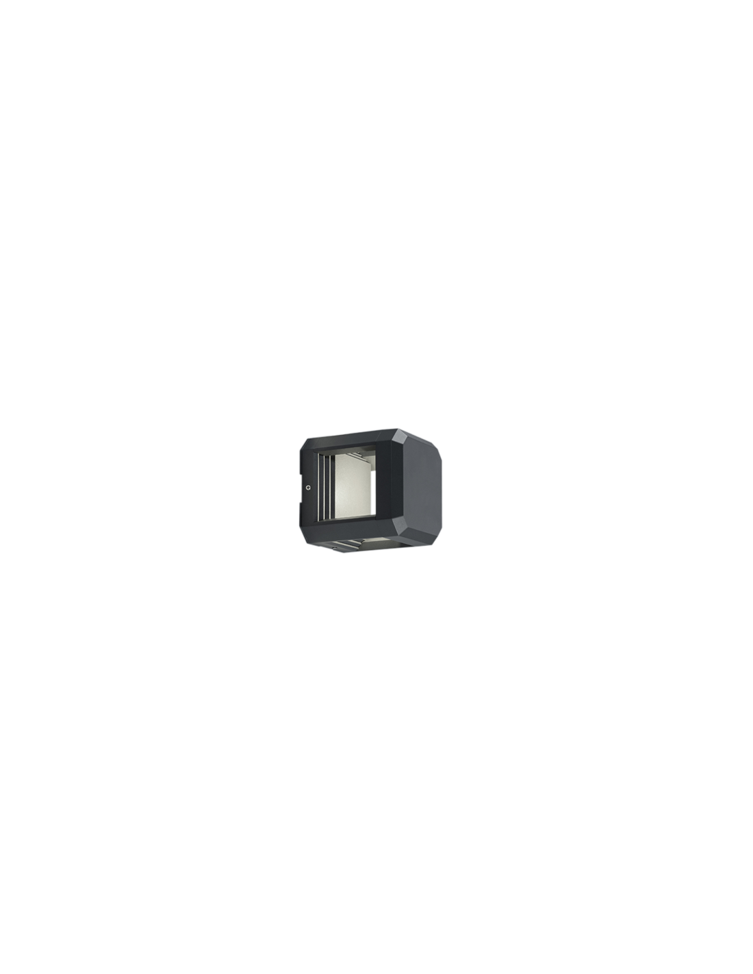Outdoor-LED-Würfel-Applikation Logone Anthrazit IP65 Trio-Beleuchtung