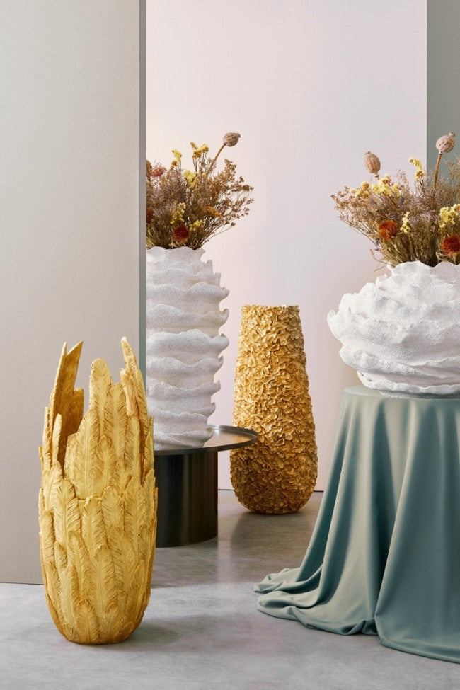 P.Lamè Goldvase H80