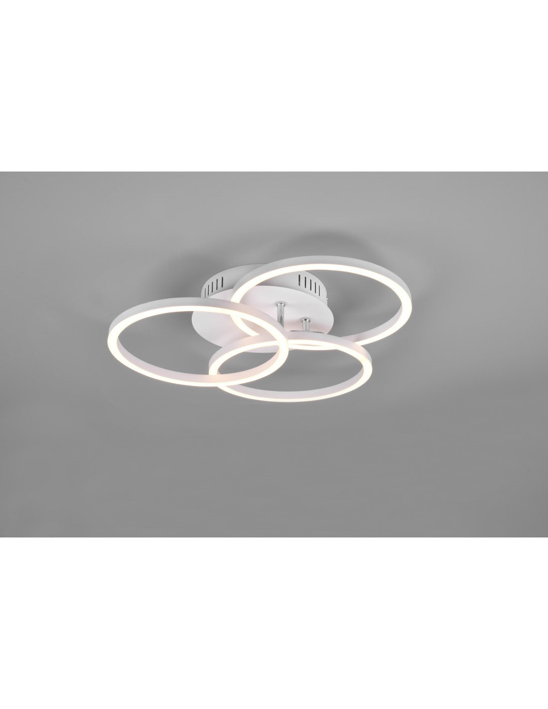 Deckenleuchte 3 verstellbare Kreise LED Dimmer Circle White Trio Lighting