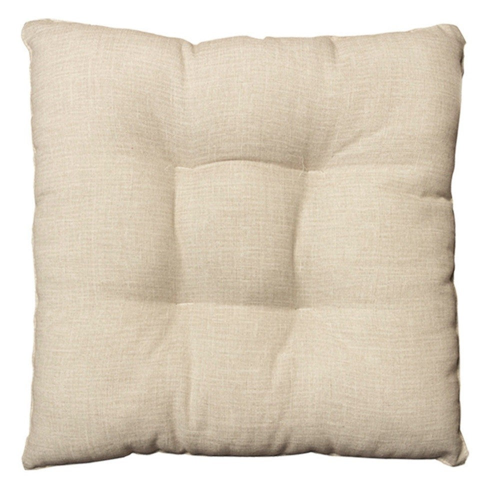 Blauer Stuhlbezug mit Faserkanten