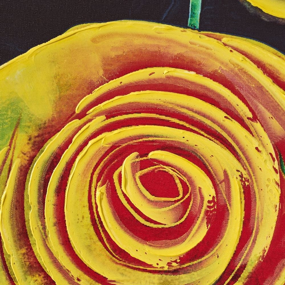 FOTOGEDRUCKTES GEMÄLDE MIT MALEREFEKT 55 X 3 X 100 CM