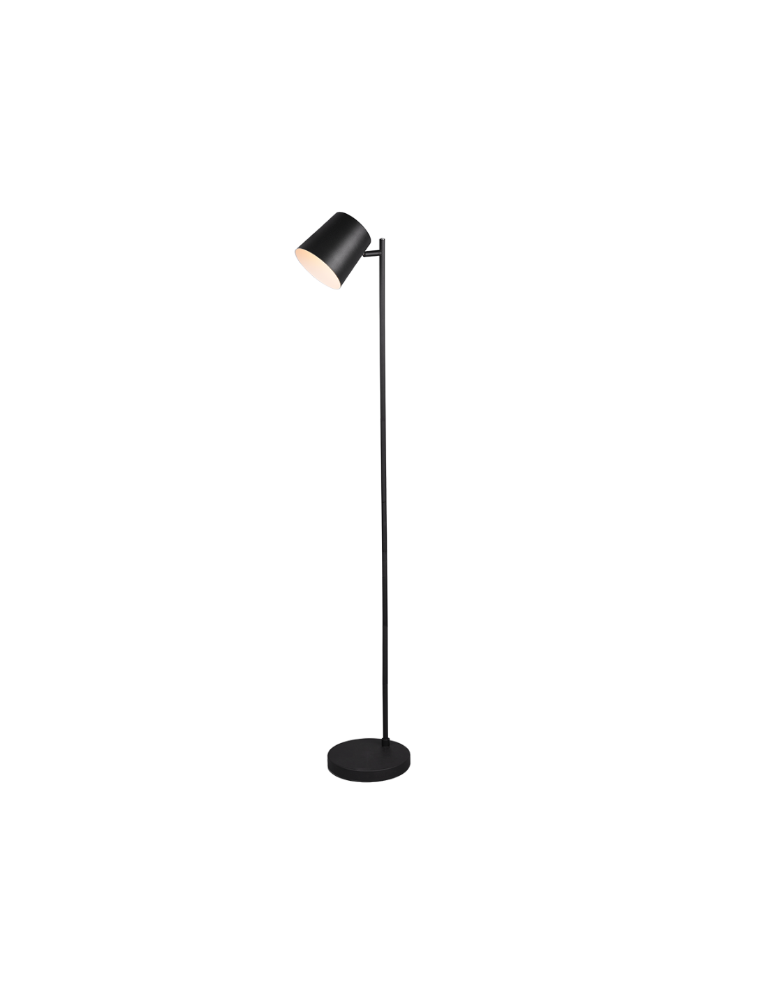 Dimmbare LED-Touch-Stehleuchte Blake, H125 cm, Schwarz, Trio-Beleuchtung