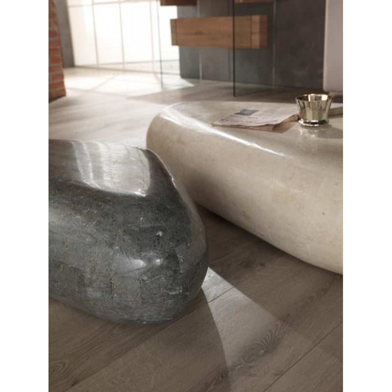 Moderne Tafelholz Beige cm 52 x98 x h 27