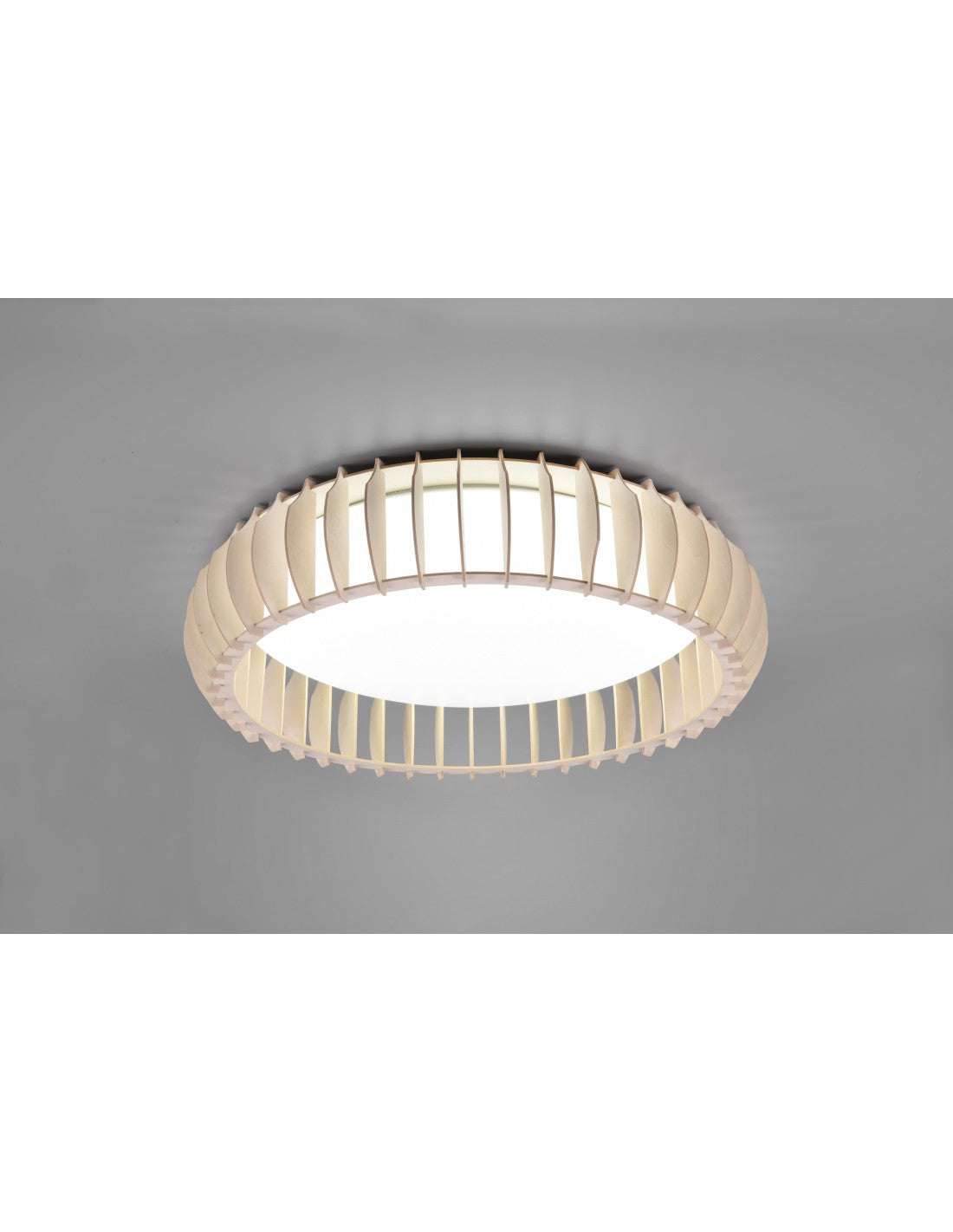Plafonerin Lobe Naturale Led 38w Dimmer Monte Trio Lighting