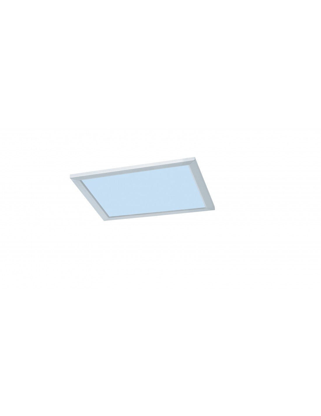 Plafoniera Quadrata Griffin Led Deinbarer Rgbw Nichel 29x29 cm Trio Lighting