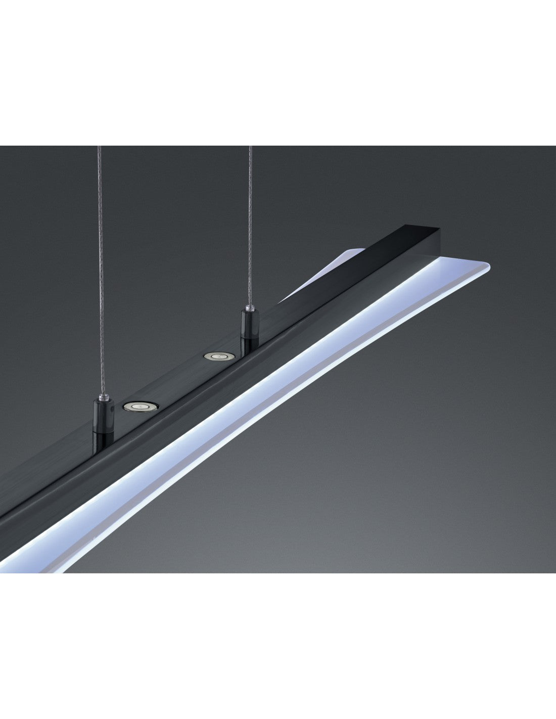 Suspension Modern Smash Led Dimmbar Schwarz L100 cm Trio Beleuchtung
