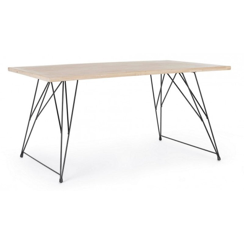 Industrieller Holztisch DISTRICT 160x90x h76 cm