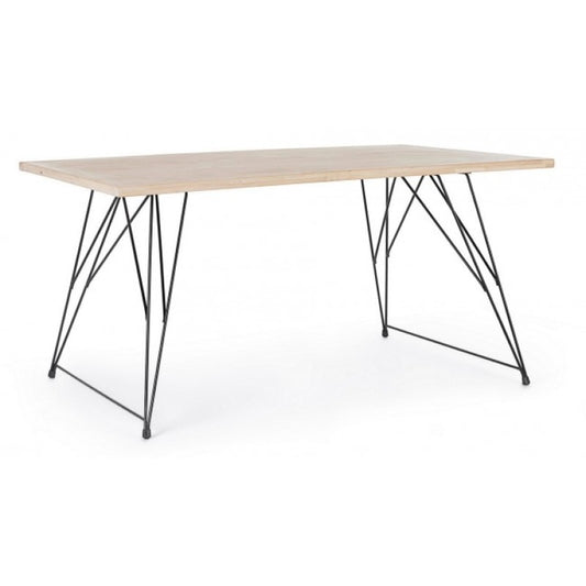 Industrieller Holztisch DISTRICT 160x90x h76 cm