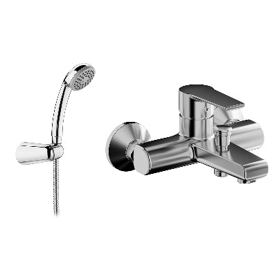 Einhebel-Wannenmischer mit Zehn-Linien-Zubehör