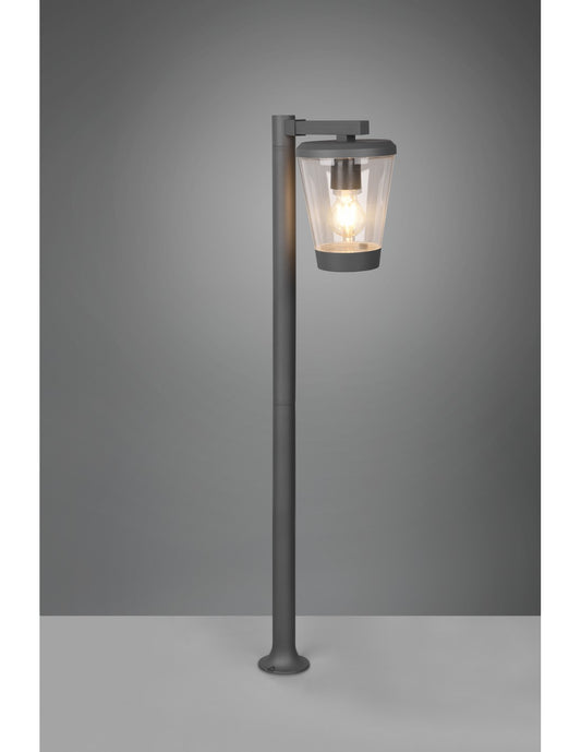 Outdoor Pole Cavado Laterne Vintage Anthrazit Aluminium IP44 Trio Lighting