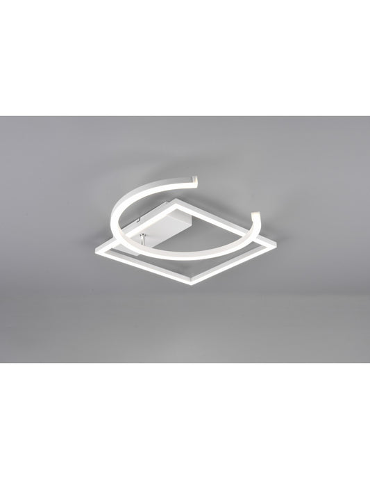 Plafoniera Pivot Led 23 ,5w Bianco L42 cm Deinbares Trio Lighting