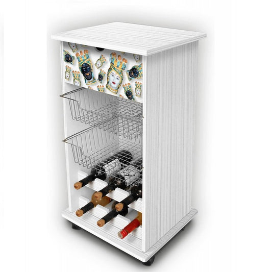 Mori Siciliani Küchenfruchtwagen 40x45x85h cm