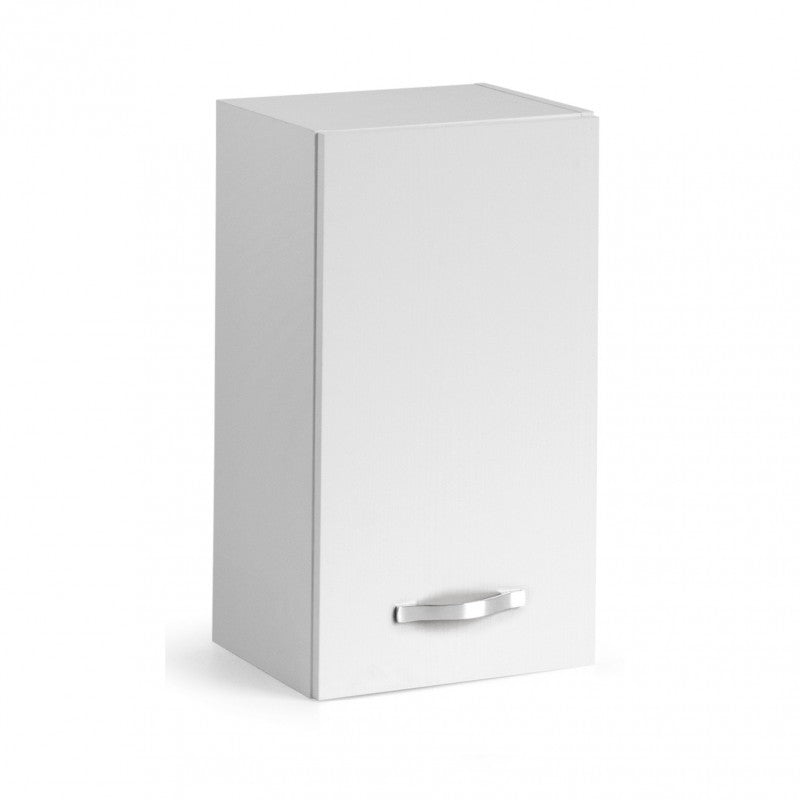 Hängeschrank für modulare Küche, Farbe Weiß, 40x32xH 72 cm, 1 Tür