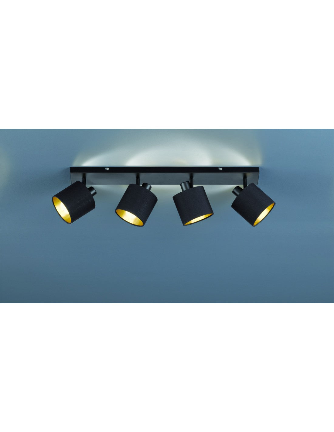 Strahler Tommy 4xE14 Spot Schwarz L70 cm Trio Lighting