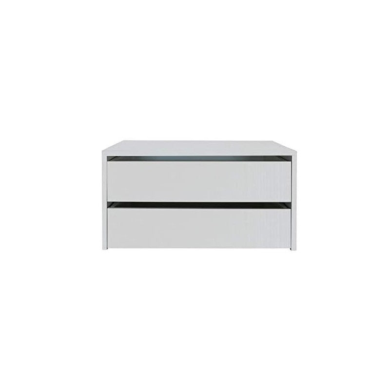 Holzkäfer in amadio Farbe Bianco cm H. 50xL.86 ,5xP.45