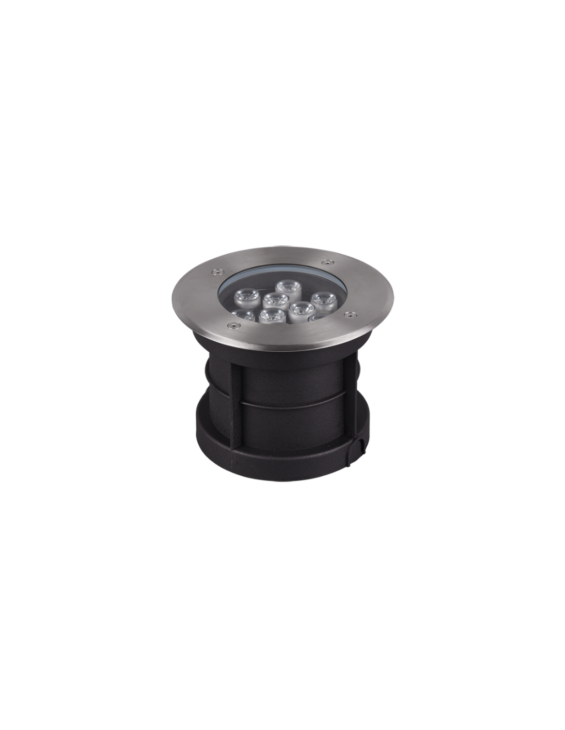 Scheinwerfer LED Einbausockel IP65 Nickel Belaja Ø16 cm Trio Beleuchtung
