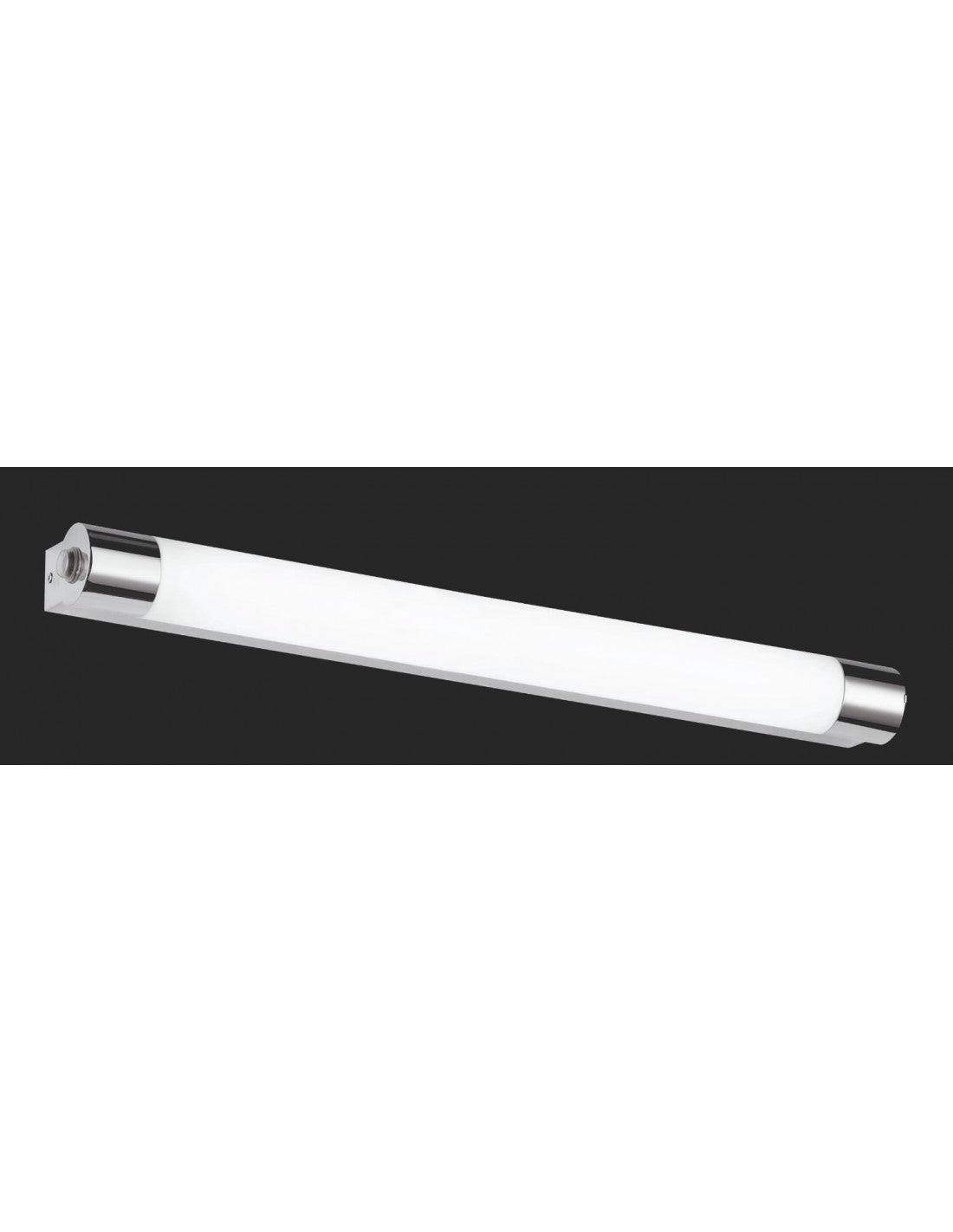 Reglette LED-Spiegelapplikation Kolian Chrom 64 cm IP44 Trio-Beleuchtung