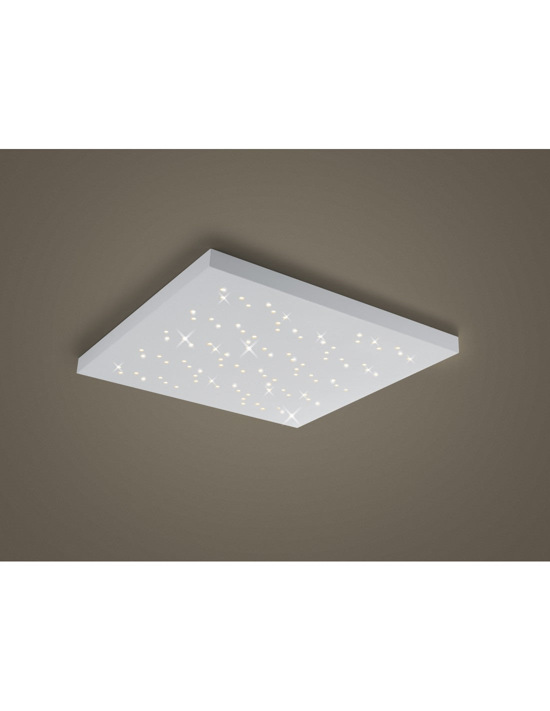 Plafoniera Quadrate Titus Deinbares Bianco 75x75 cm Trio Lighting
