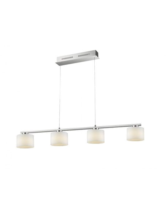 Aufhängung Nickel 4 Gläser Led Dimmer Alegro Trio Beleuchtung