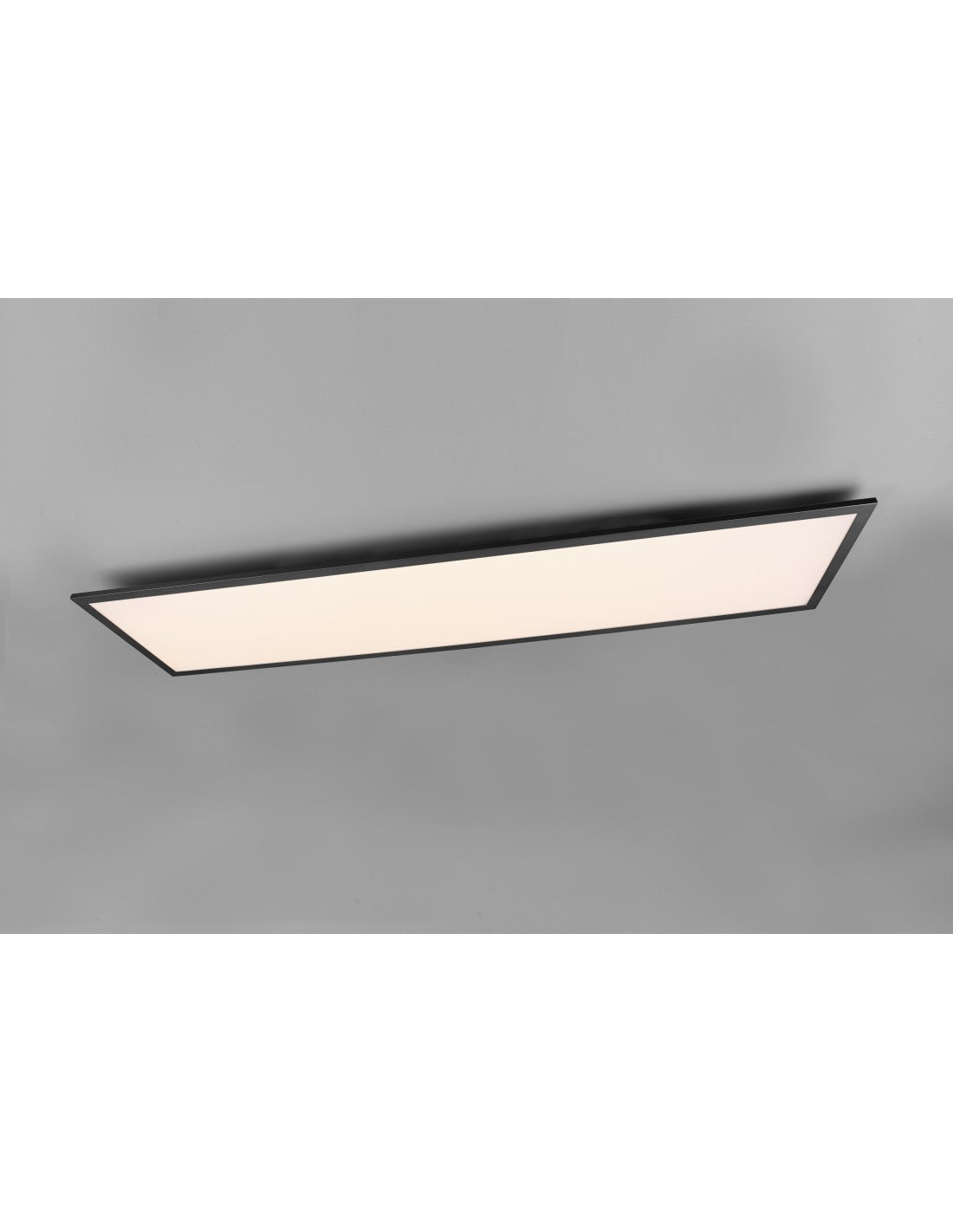 Deckenleuchte Rechteckige Moderne Led Dimmer 34w Alpha Schwarz Trio Beleuchtung