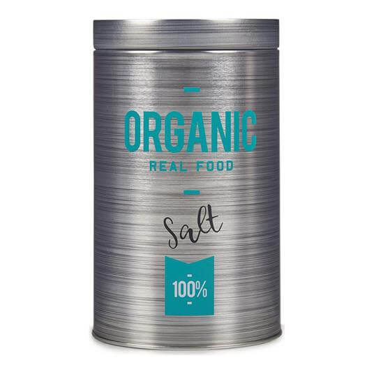 Esci Grey Tin Round Jar (10,4 x 18,2 x 10,4 cm)