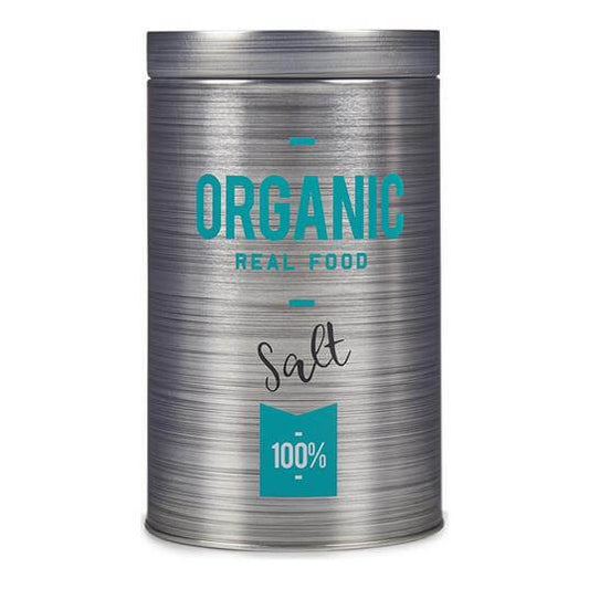 Esci Grey Tin Round Jar (10,4 x 18,2 x 10,4 cm)