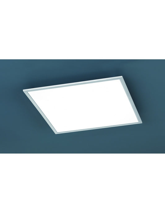 Quadratisches Deckenleuchte Panel LED Dimmer Nickel Phoenix 62x62 cm Trio Lighting