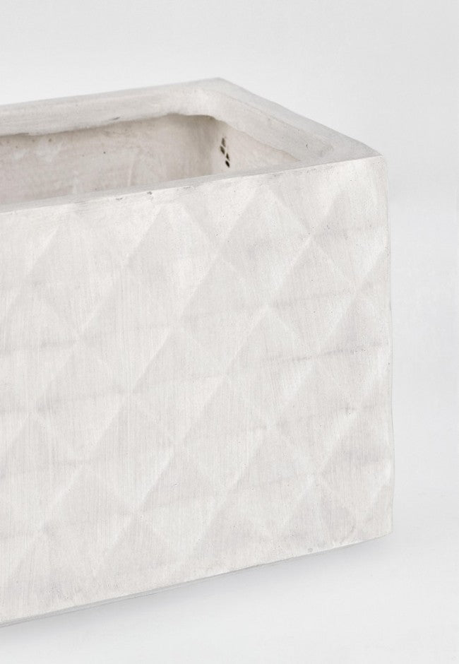 Set3 Pyramid Rett Weiße Vase