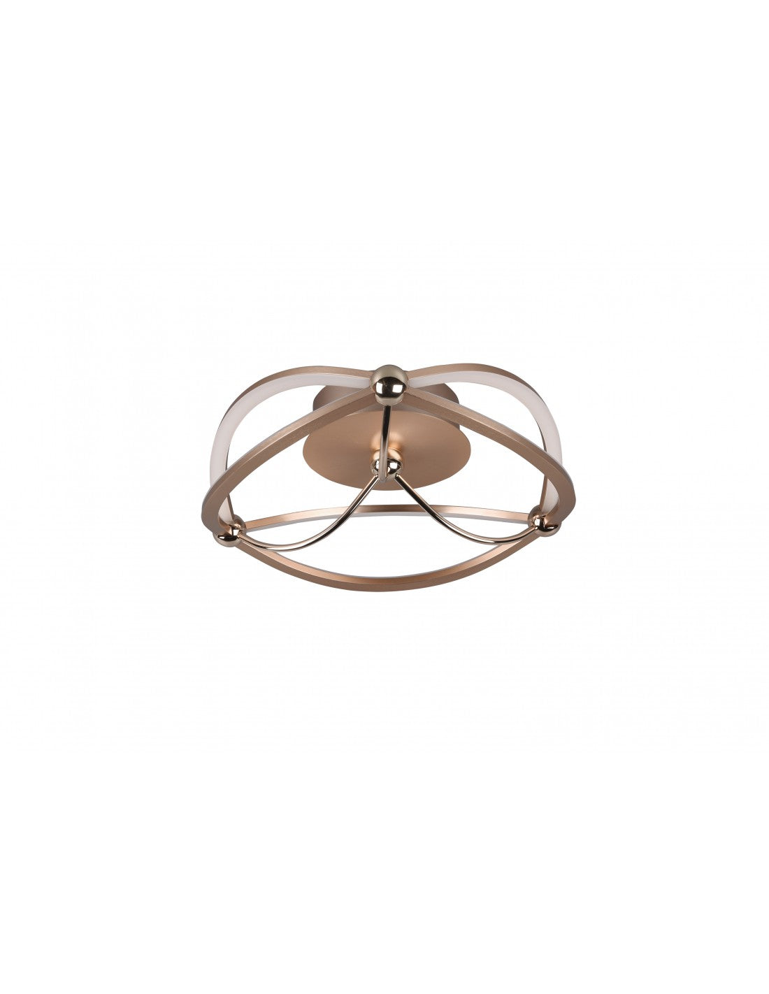 Deckenleuchte Led Charivari Messing Bogen Ø41 cm Trio Beleuchtung