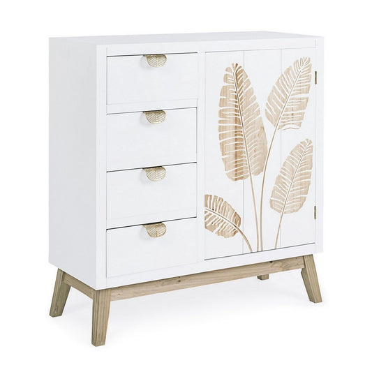 Folium Sideboard 1 Tür 4 Schubladen 75x30x80h cm