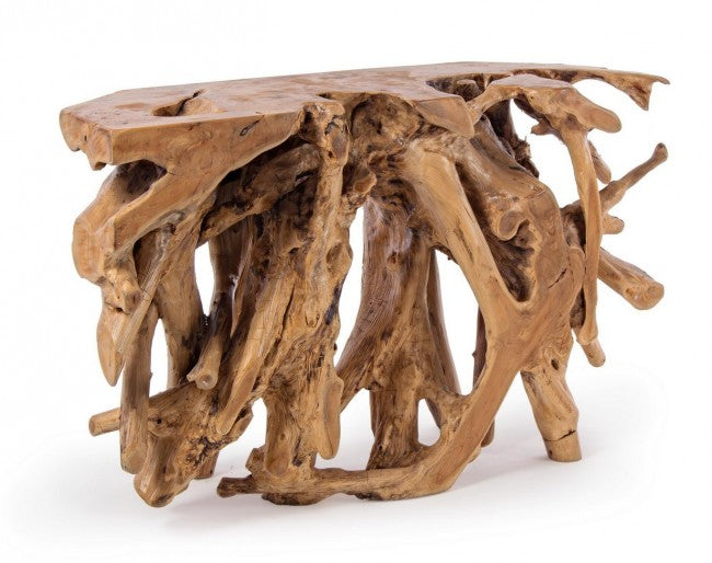 Konsole aus Teakwurzelholz 120 x 40 x 77 h cm