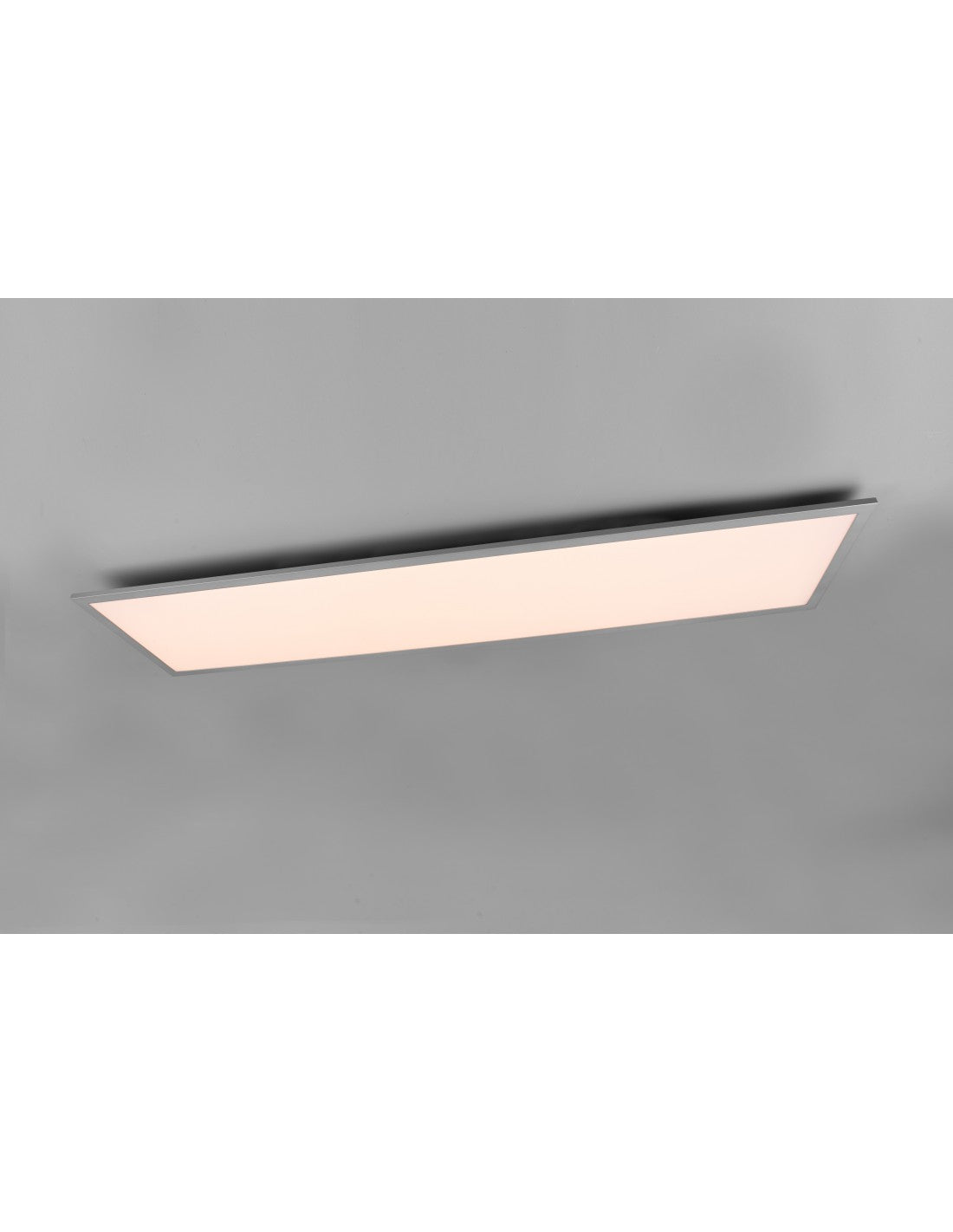 Moderne rechteckige LED-Deckenleuchte Gamma Aluminium Trio Lighting