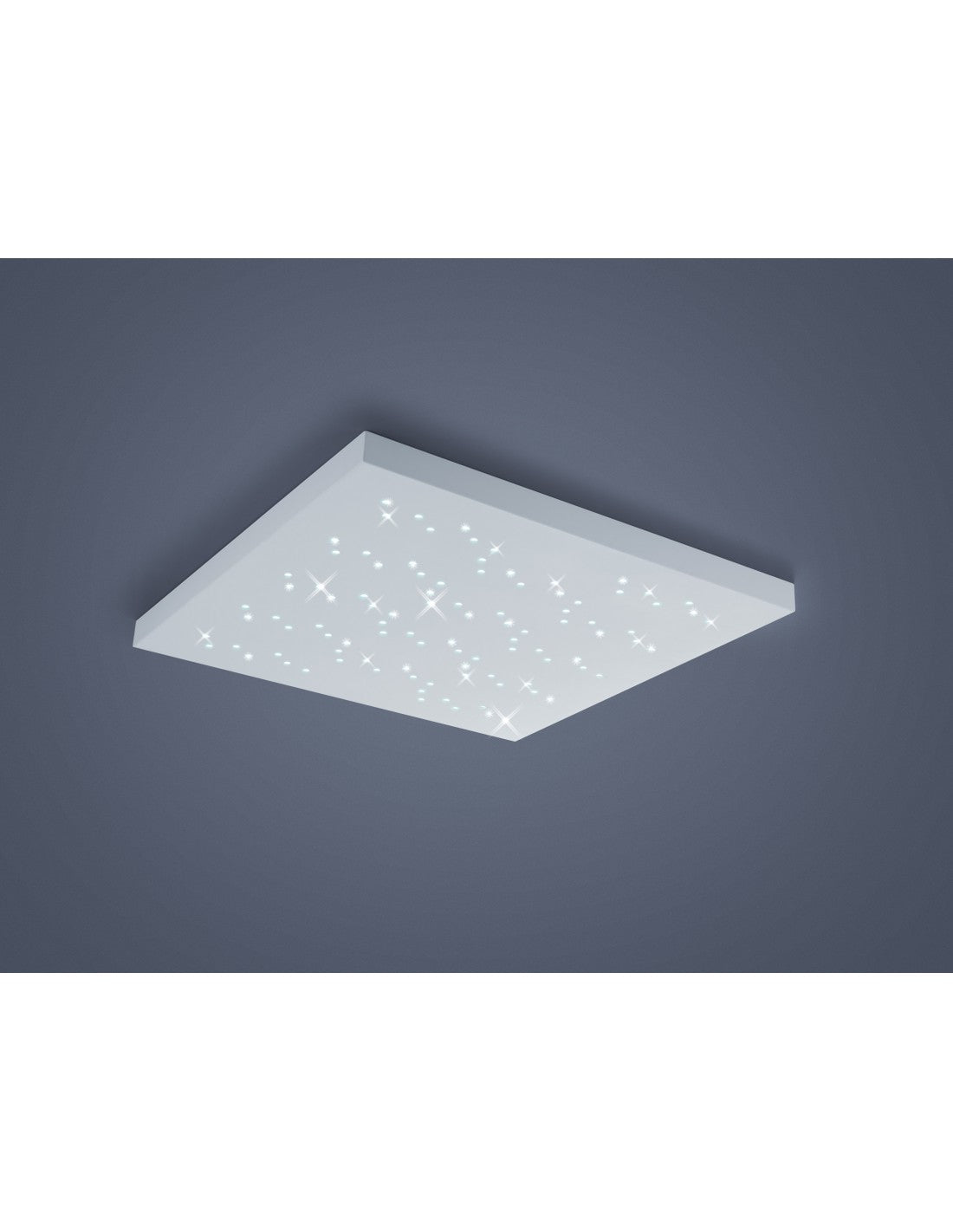 Plafoniera Quadrate Titus Deinbares Bianco 75x75 cm Trio Lighting