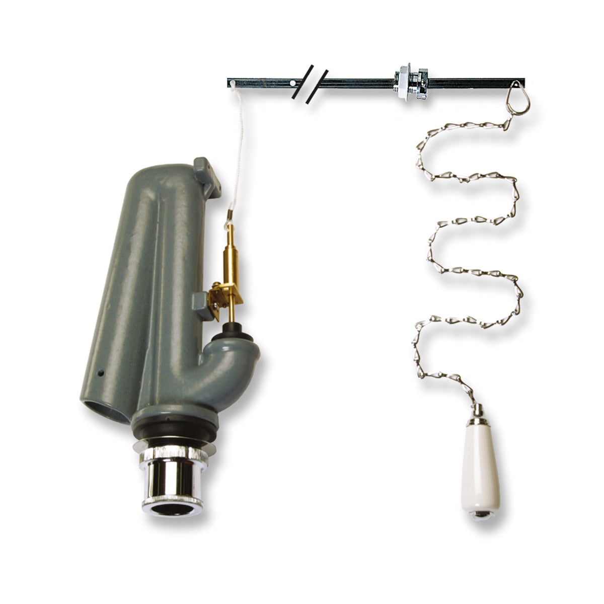 Chrom-Kettenspülmechanismus für hohen Spülkasten