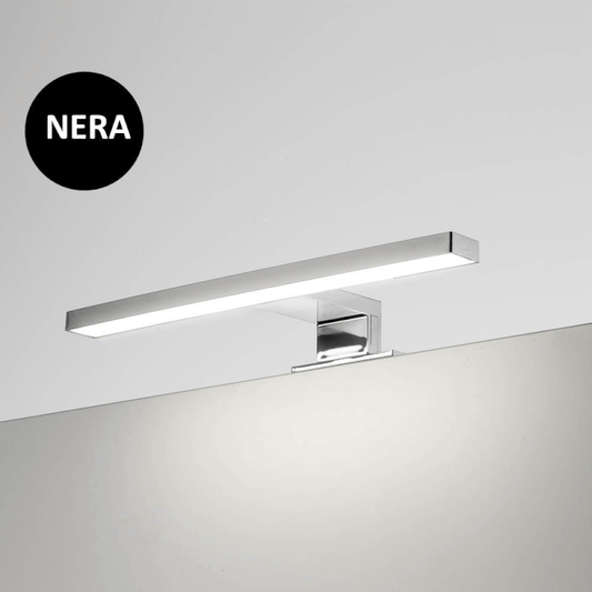 Lampada LED Kyra per bagno 300 mm nera