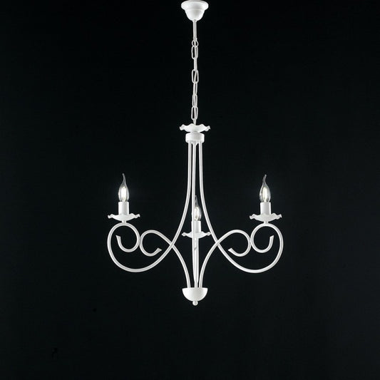 Lautsbüter im Eisen Bianco shabby drei 50x h60 cm