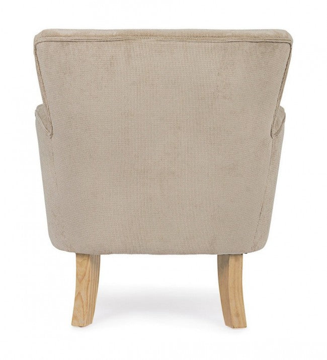 Taubengrauer Sessel im Vintage-Stil