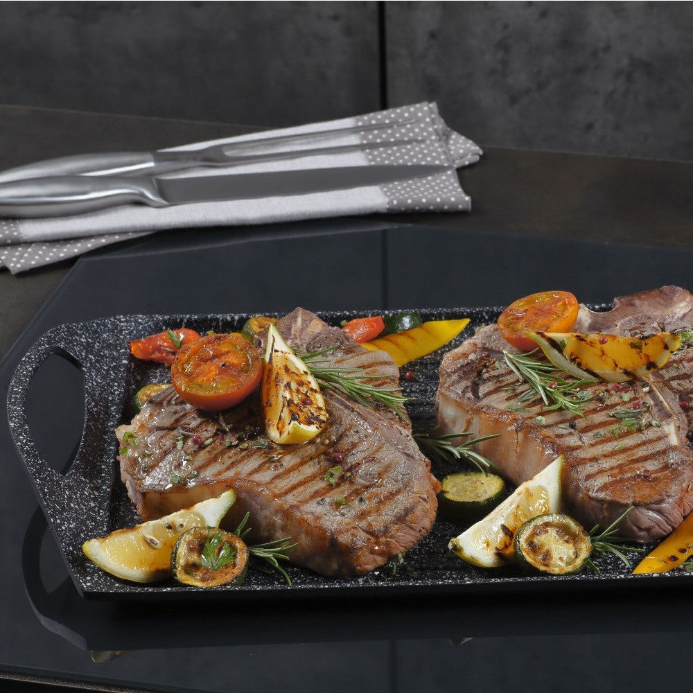 Tognana rechteckige Grillplatte Sphera-Linie 35 x 28 Zentimeter