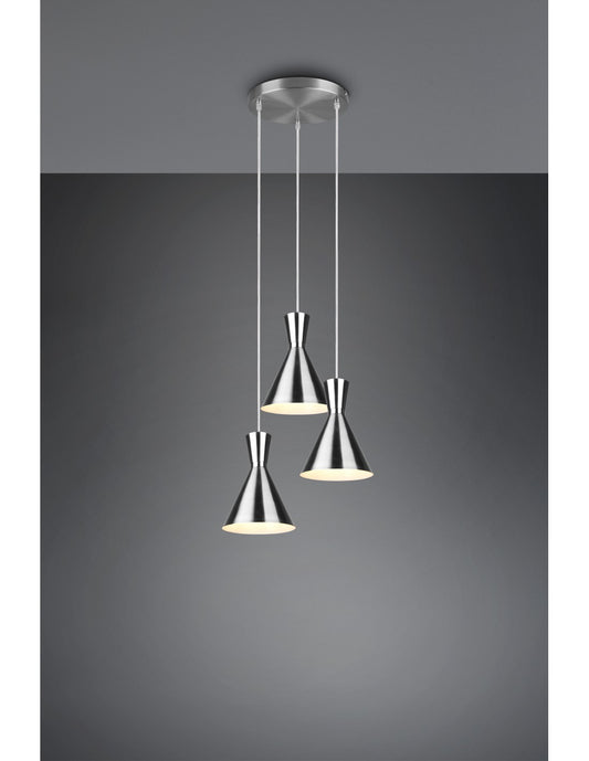 Suspension Rotz Enzo 3xE27 Schwarz Opaco Trio Lighting