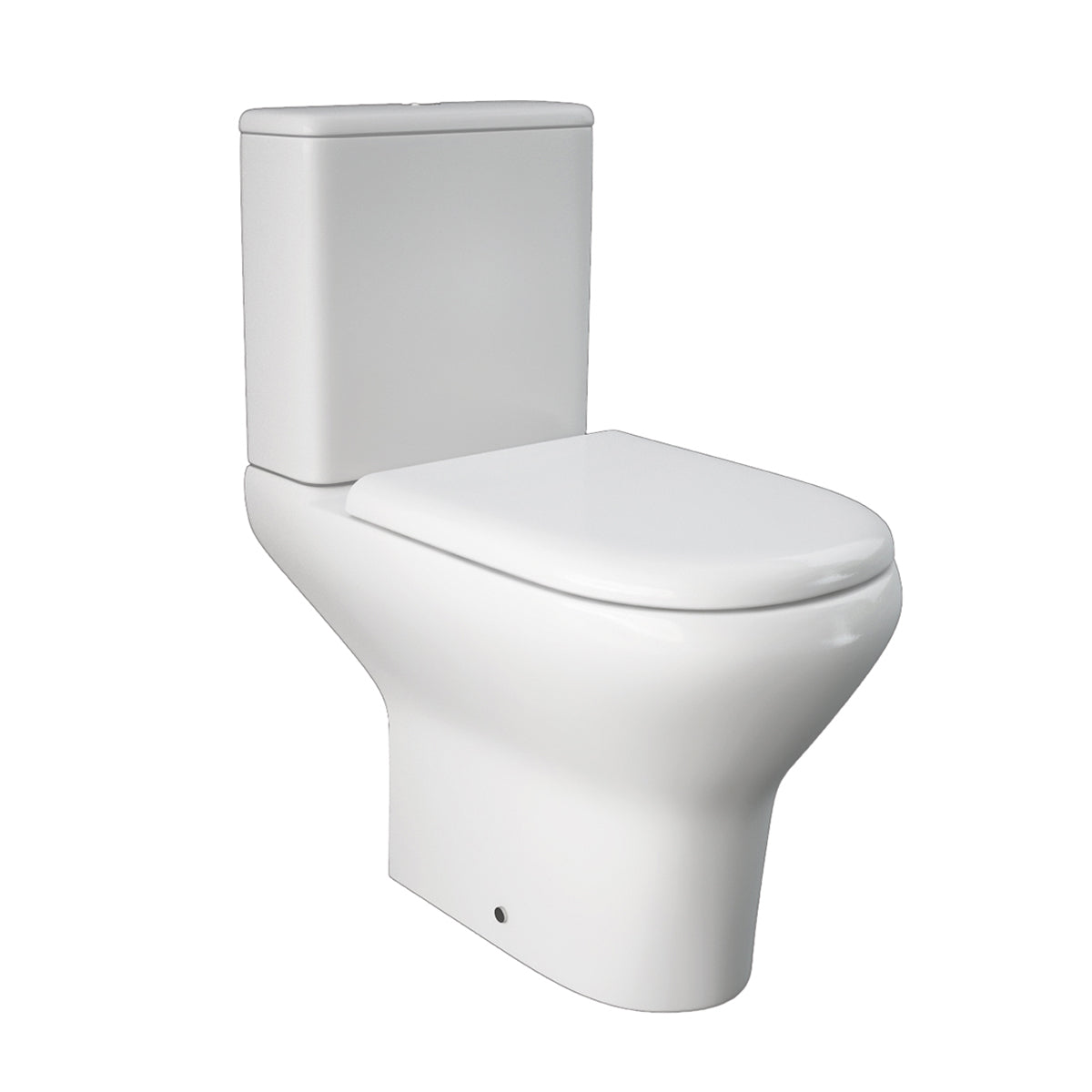 Kompaktes Monoblock-WC mit Wandablauf
