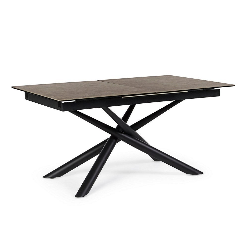 Seyfert ausziehbarer Tisch mit Keramikplatte 160-220x90 cm