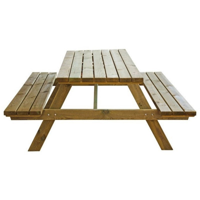 Klappbarer Picknicktisch mit Holzbänken, Garten-Campingtisch