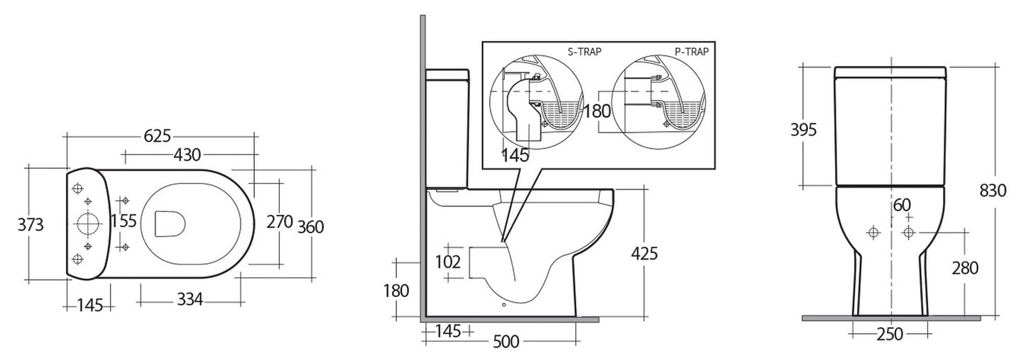 Roter Mauer-Mauer-Monoblock