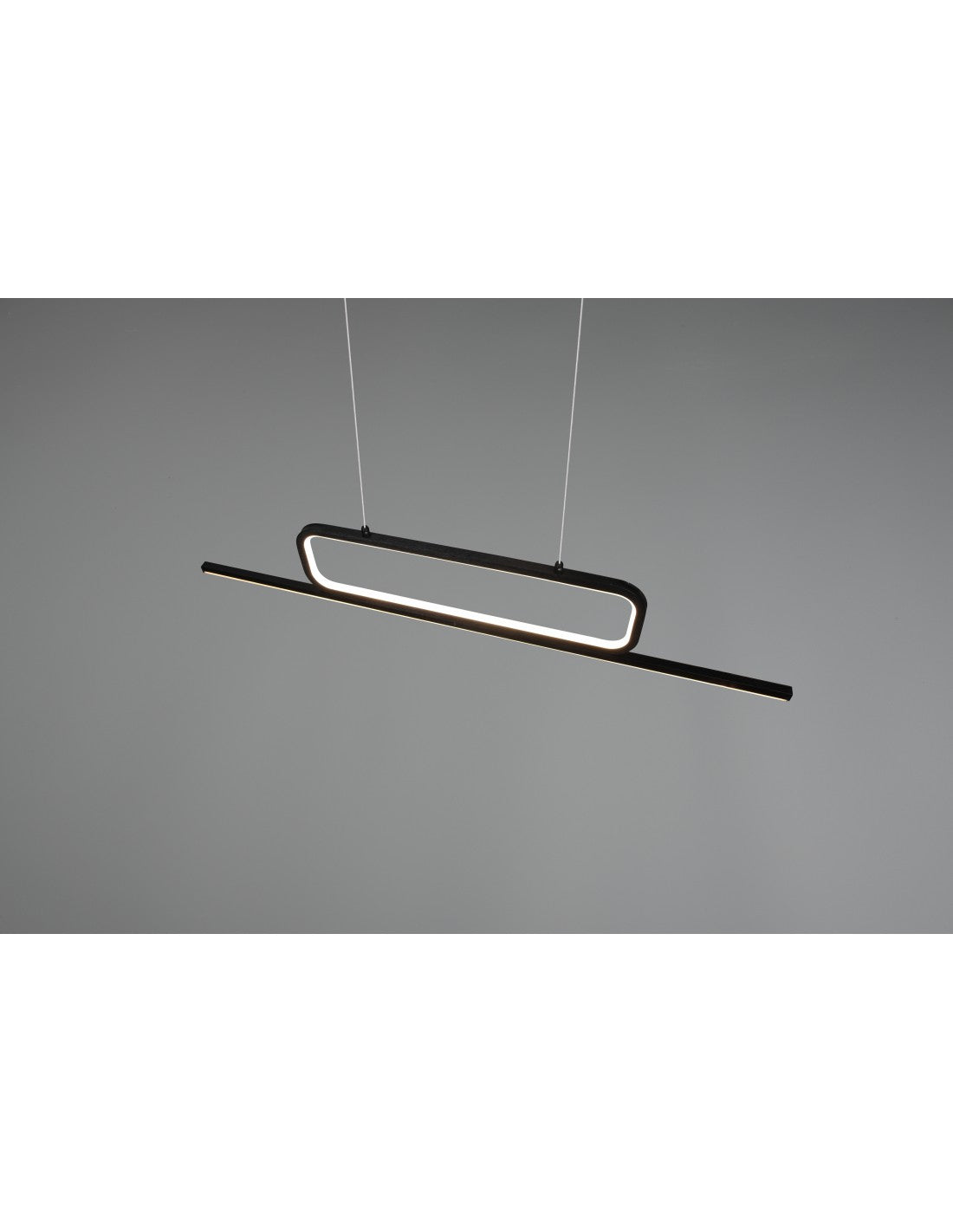 Suspension Nera Moderne Büro Aick Led Deinbarer Trio Lighting