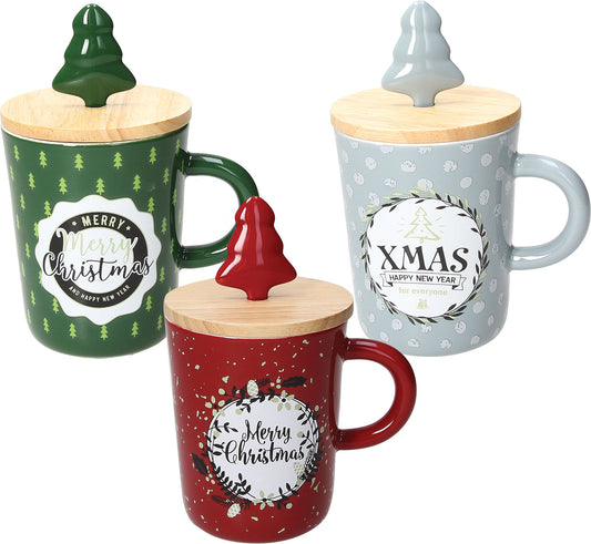 Tazza Mug con Coperchio e Cucchiaio Capacità 341cc