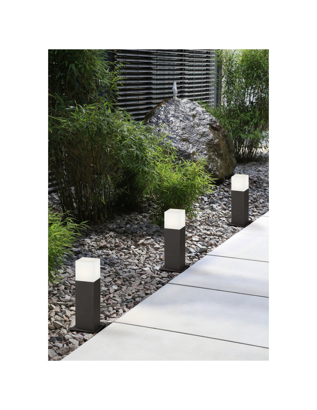 Hudson Square Garden Laterne Anthrazit Led E14 Trio Beleuchtung