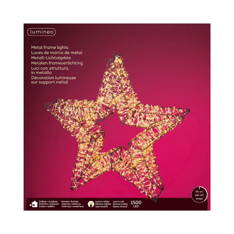 Luci Microled Bianco Caldo Stella - Effetto magico per creare atmosfera