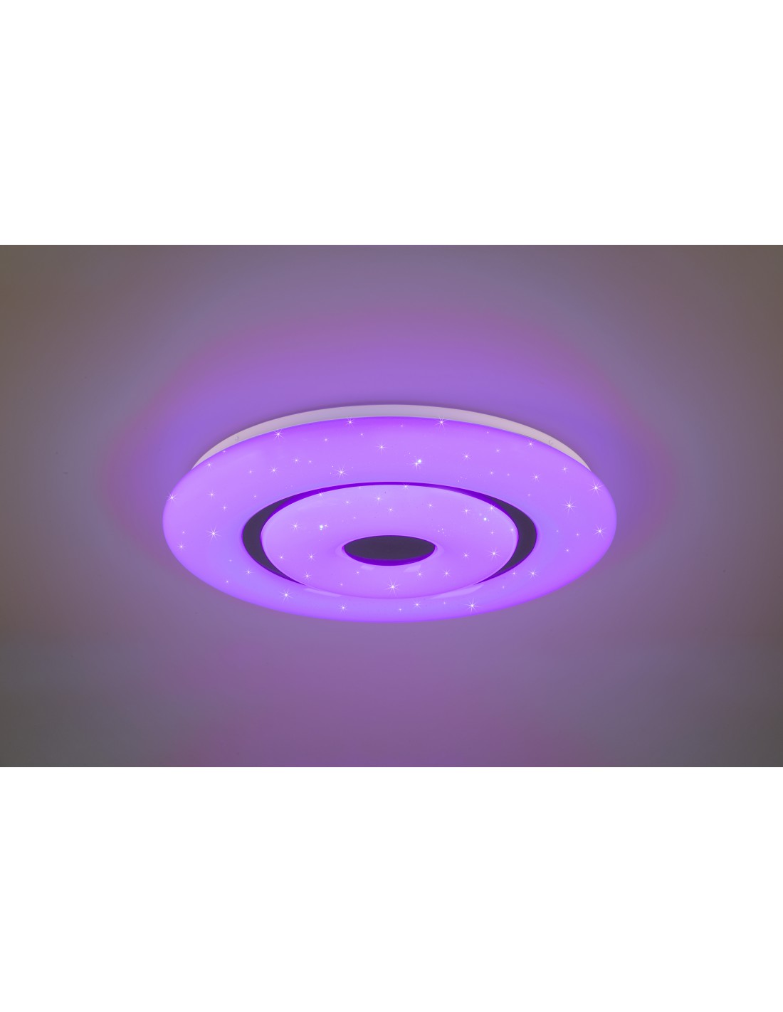 Moderne Deckenleuchte Rana Star Effect LED Dimmer RGBW Trio Lighting